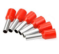 1000 PCS AWG 16/1.5mm² CE015008 Wire Ferrules Insulated Copper Crimp Connectors, Crimp Pin Cord End Terminals RED